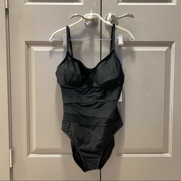 Shade & Shore Swim Shade Shore Mesh Front One Piece Swimsuit Poshmark